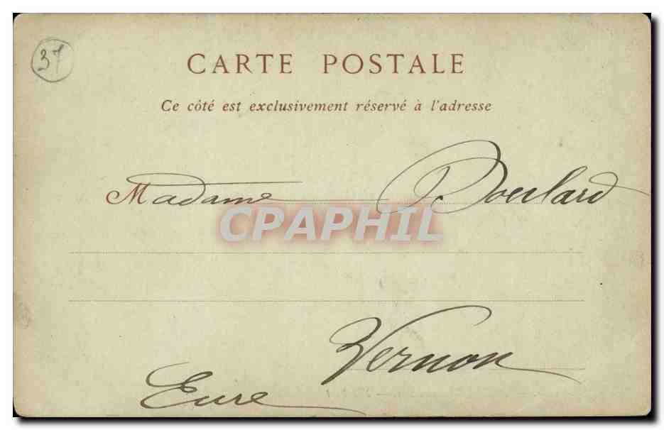 Montresor - tombeau des Bastarnay - CPA  — Rückseite