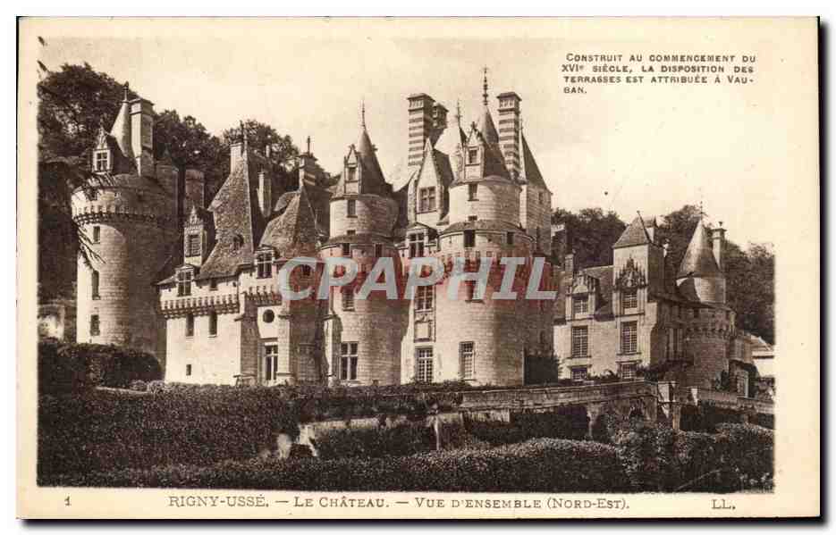 Rigny - Usse - Le Chateau - Vue d'ensemble - CPA 