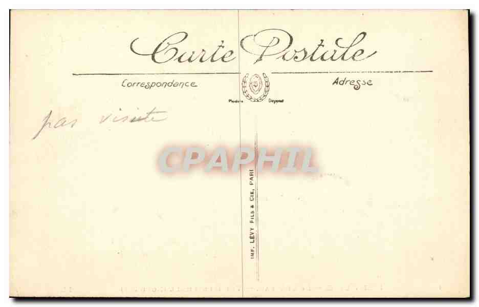 Rigny - Usse - Le Chateau - Vue d'ensemble - CPA  — Rückseite