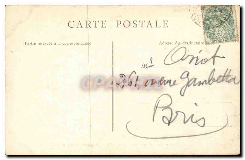 Amboise - Vue Panoramique - prise de l'Hotel de Lyon d'or - CPA  — Rückseite