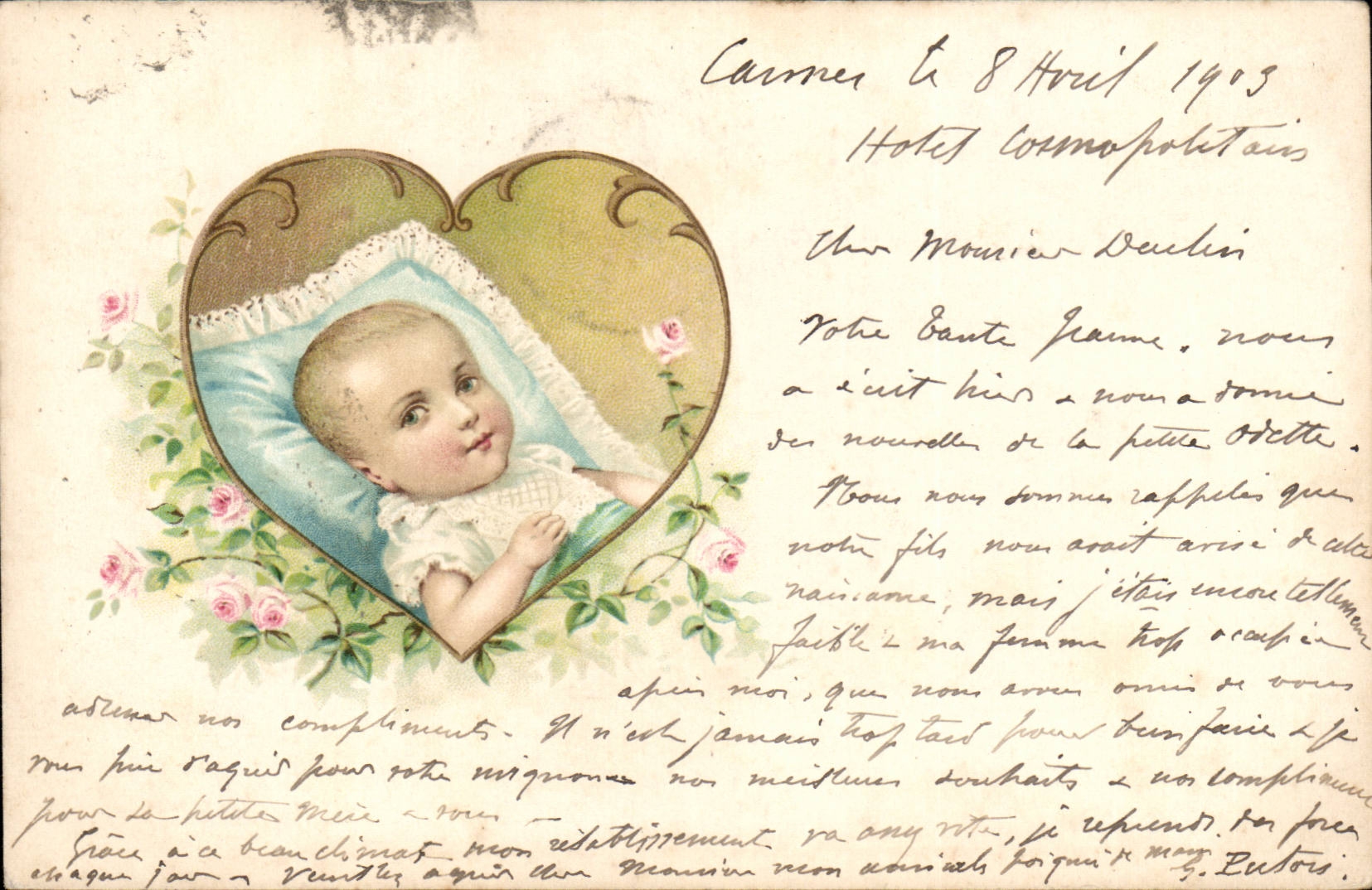 CPA Fantaisie Enfant bebe