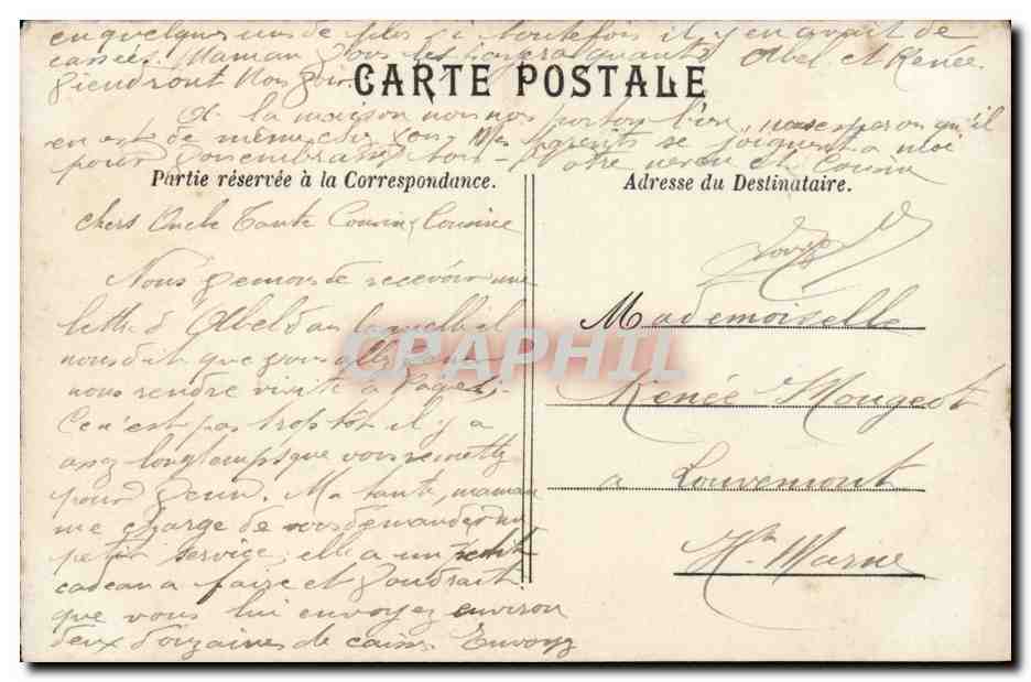 CPA Fantaisie Enfants Attention a mon nez ! — Verso