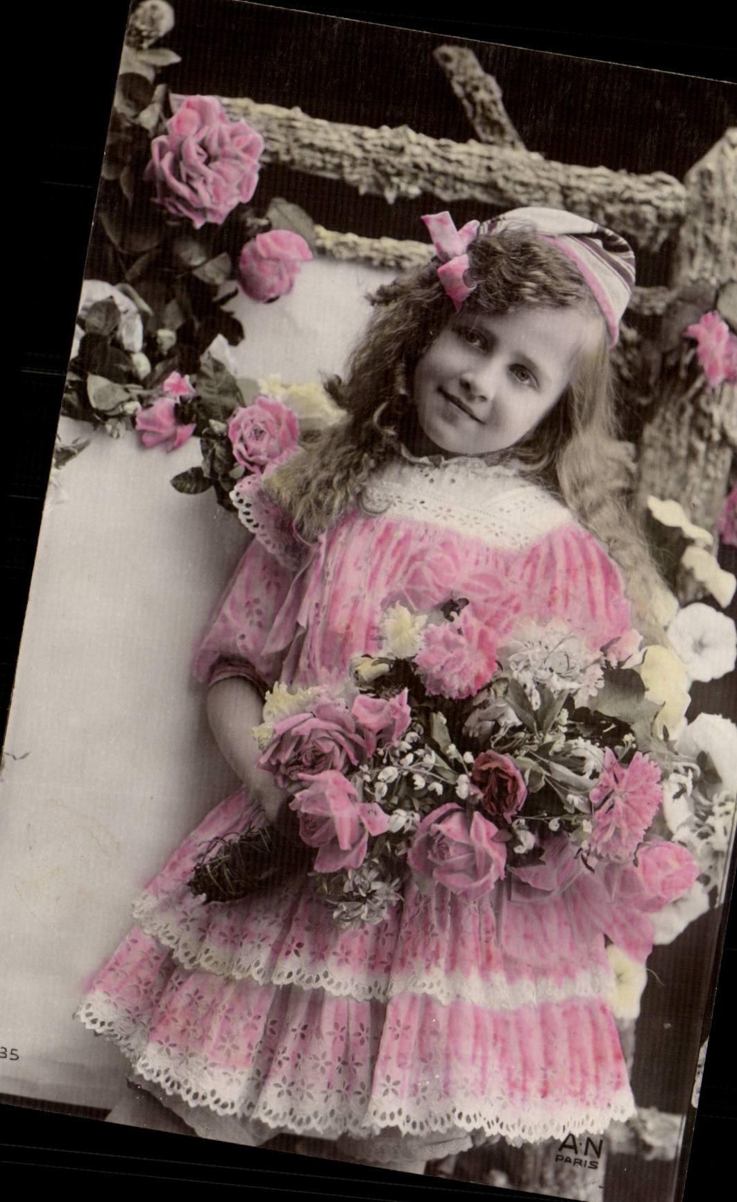 CPA Fantaisie Enfant Jeune fille
