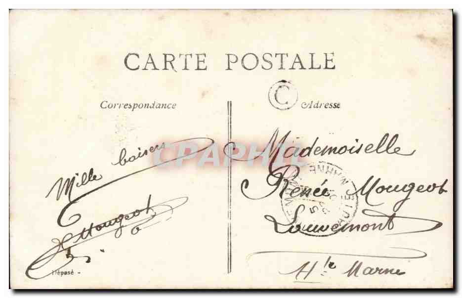 CPA Fantaisie Enfant que mes fleurs puissent vous charmer — Rückseite