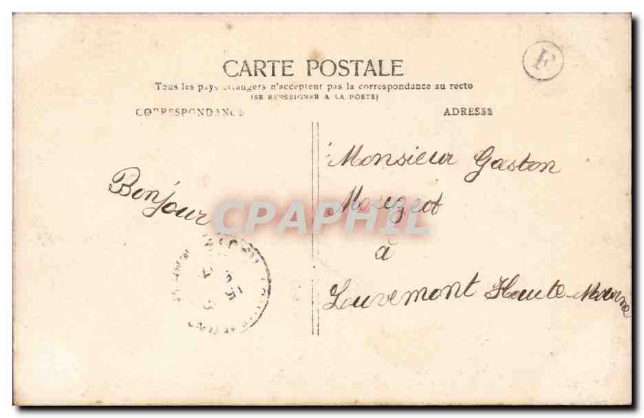 CPA Fantaisie Enfant J'apporte la jolie — Rückseite