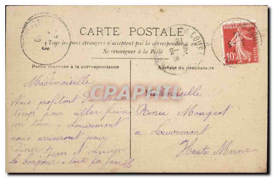 CPA Fantaisie Enfant  — Rückseite