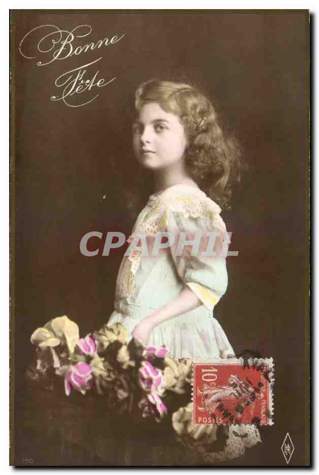 CPA Fantaisie Enfant Bonne fete