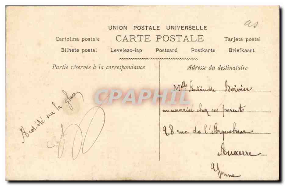 CPA Fantaisie Enfant et parapluie — Rückseite