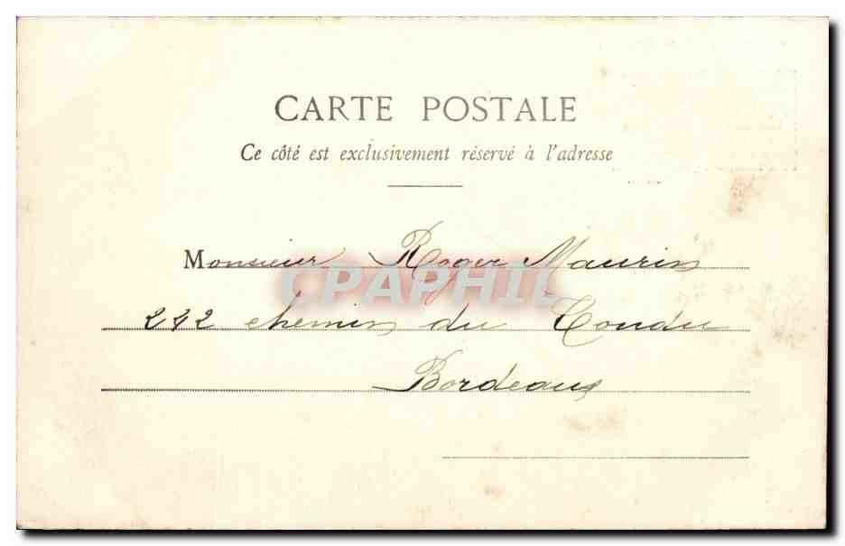 Le Petit Robinson — scène de naufrage — Phototypie A. Berenet, Les Nanty — Verso