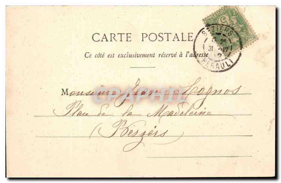 CPA Fantaisie Fantaisie Enfant Le droit de passage — Rückseite