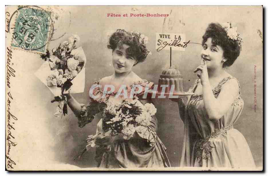 Fête et Porte-Bonheur — S. Gilbert — Phototypie A. Blanquet & Cie, Toulouse