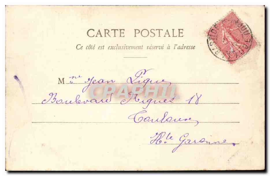 La plus jeune Belle-Mère — poème humoristique — Phototype A. Beesse & Cie, n° 18 — Verso