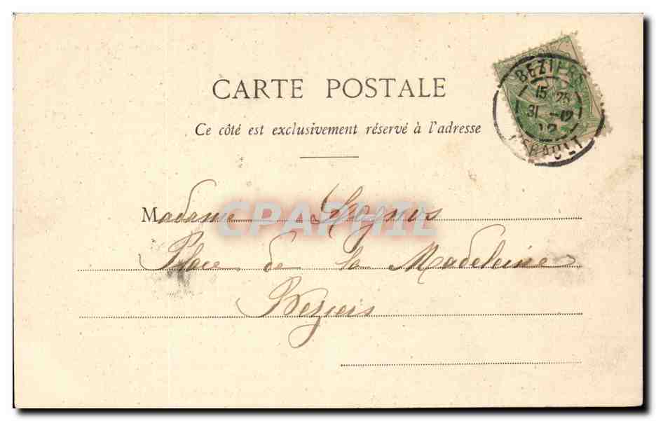 CPA Fantaisie Enfant Le droit de passage  — Rückseite