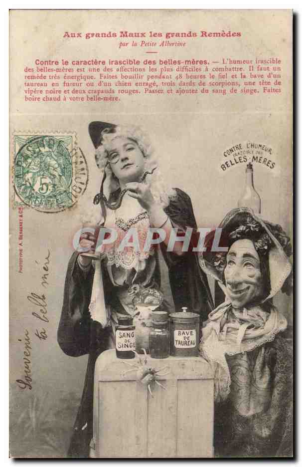 Madre irritada — remedio satírico por la Petite Albertine — editor A. Bresset & Cie