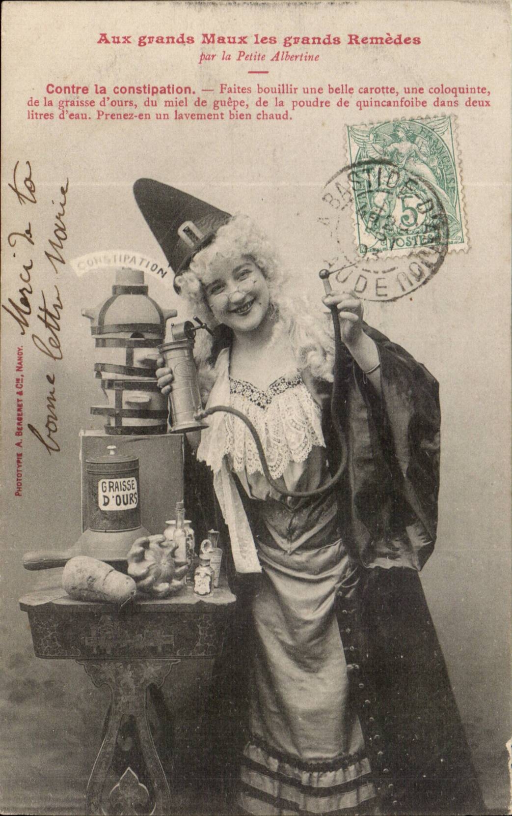 Petite Albertine — remedio contra la constipación — Fototipo A. Benenet & Cie, Nancy