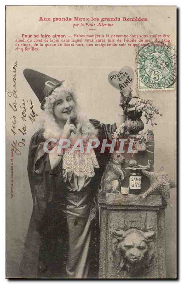 Petite Albertine — sorcière avec potions — Poste Française