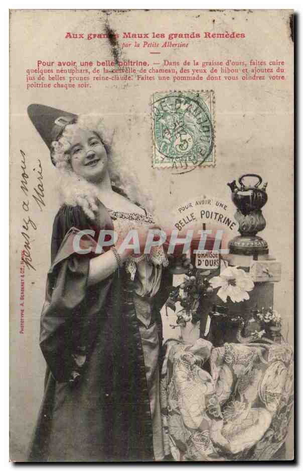 La Petite Alberine — Remèdes pour une belle poitrine — Phototype A. BERNAT & Cie