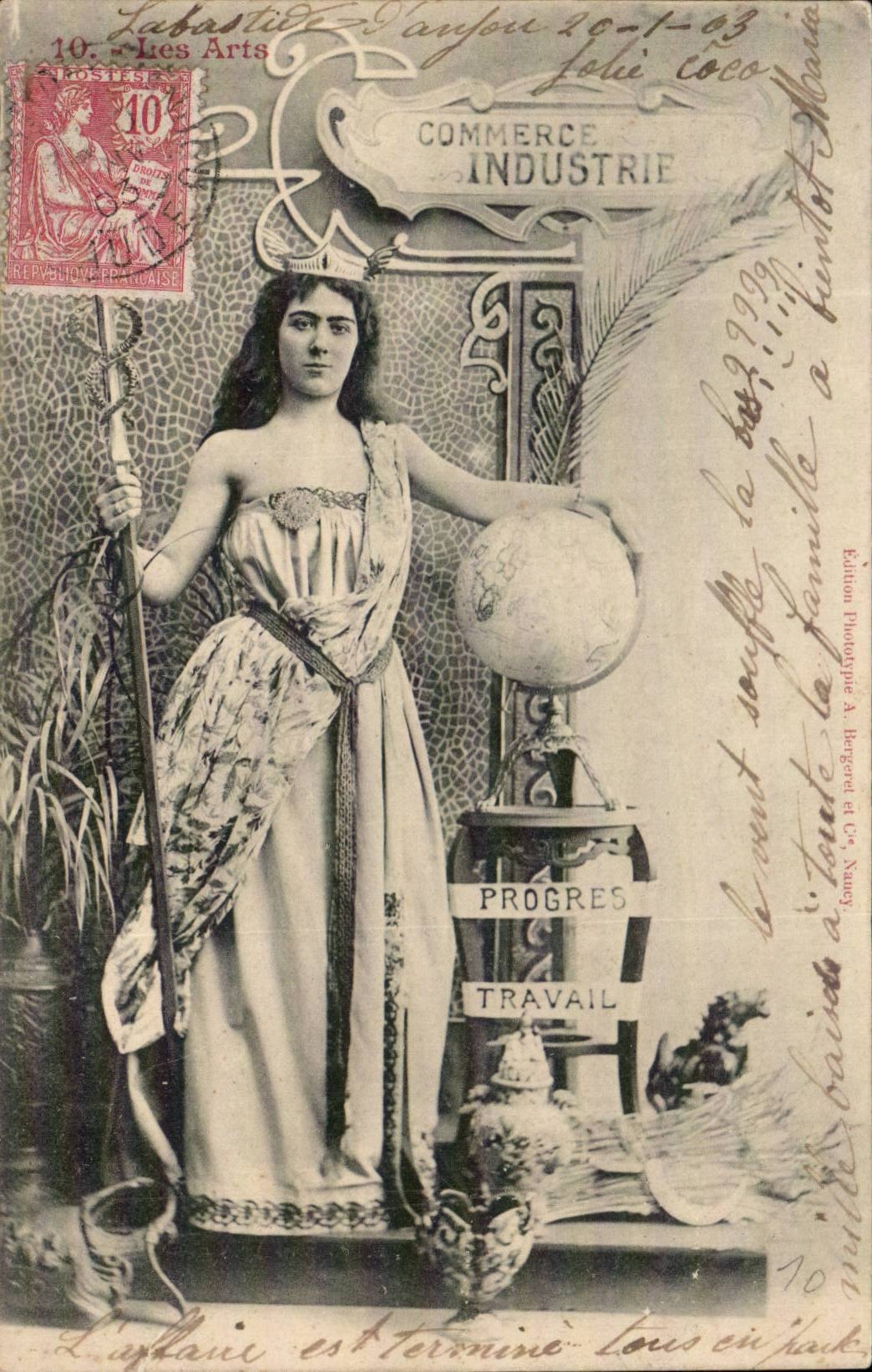 La Bastide-D'Anjou — Commerce Industrie — Édition Phototype A. Bégon et Cie, Nancy
