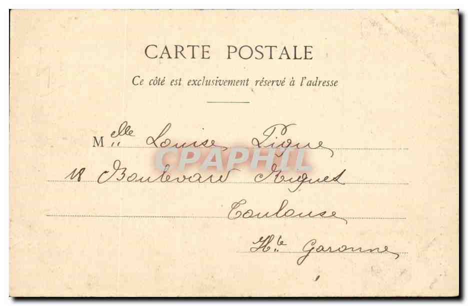 La Bastide-D'Anjou — Commerce Industrie — Édition Phototype A. Bégon et Cie, Nancy — Verso
