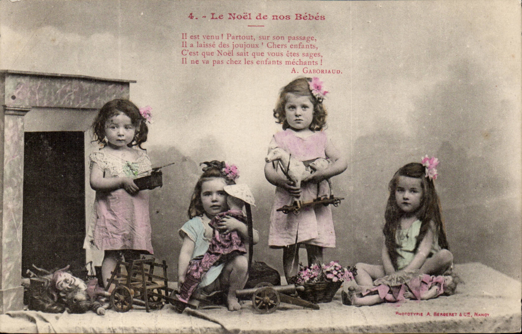 CPA Fantaisie Enfants Le Noel de nos bebes