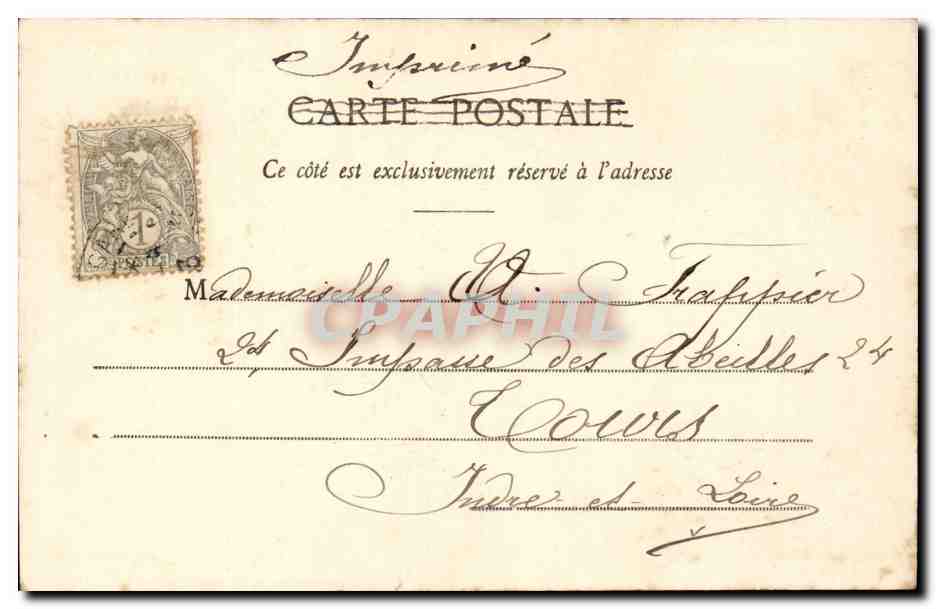 Marcelle J. — Physionomie — Phototypie A. Bergeron & Cie, Paris — Achterkant