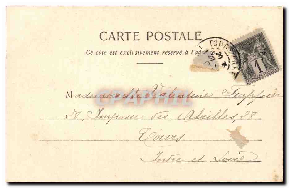 CPA Fantaisie Enfant Noel de bebe — Rückseite