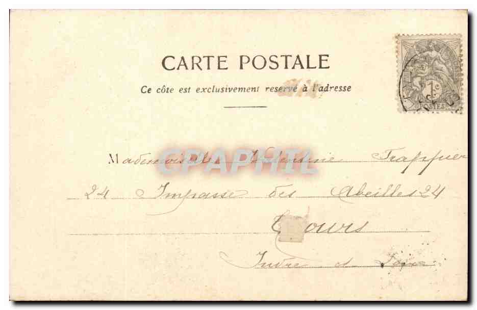 CPA Fantaisie Enfant Noel de bebe — Rückseite