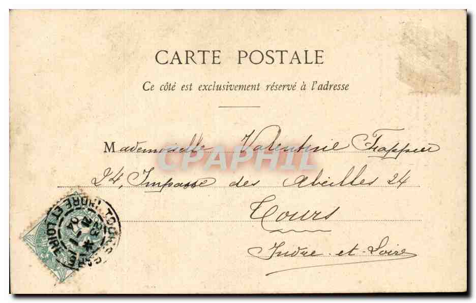 CPA Fantaisie Enfant Noel de bebe — Rückseite