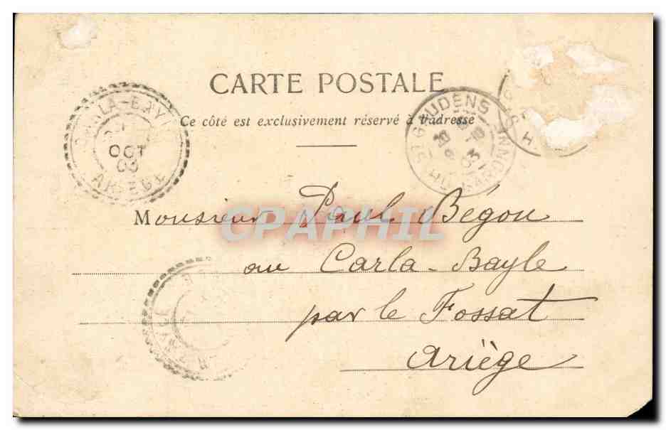 CPA Fantaisie La journee de Pitou (militaria soldat) — Rückseite