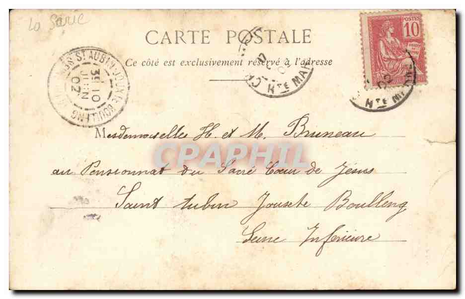 Die vier Jahreszeiten — Sommer — Paris, A. Milly (n° 10) — Rückseite