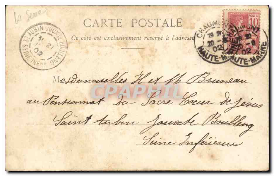 L'Été - L'Hiver — Poème de Marcel Houjan — Postillie & Deugert & Cie, N° 14 — Reverso
