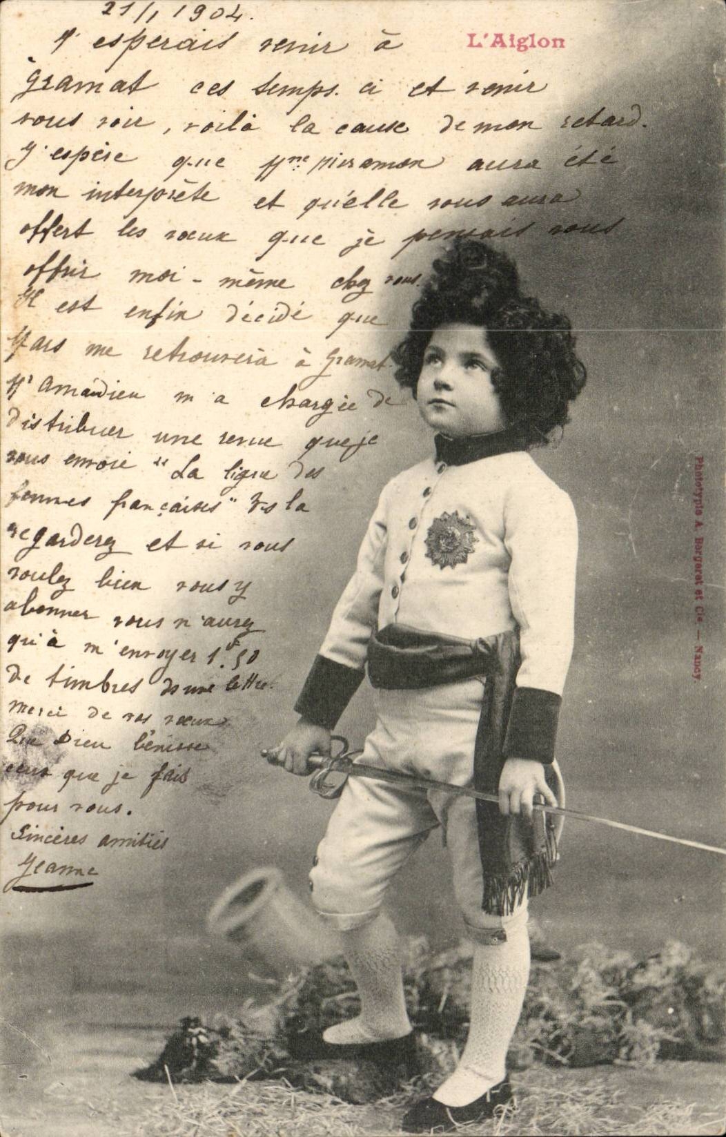 CPA Fantaisie Enfant l'aiglon