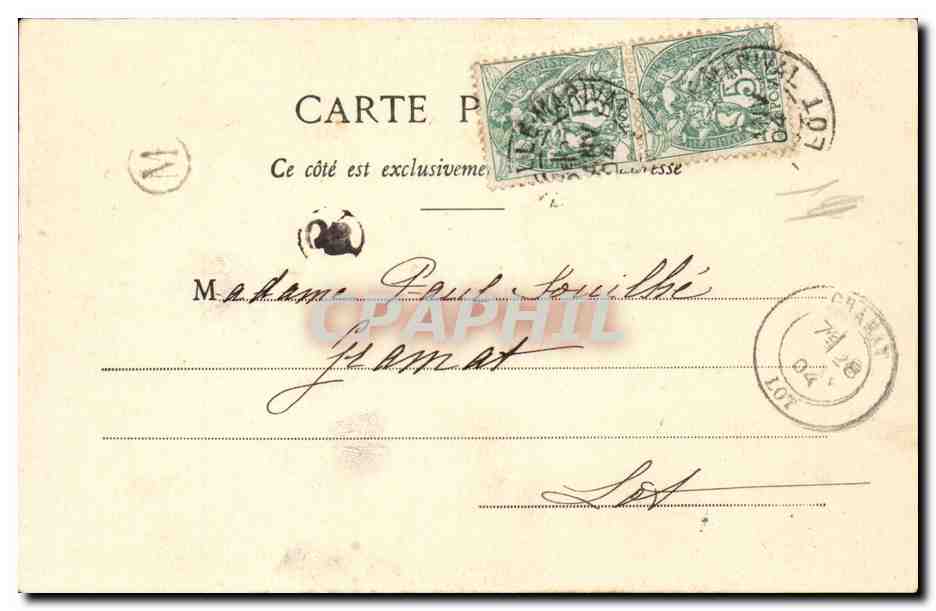 CPA Fantaisie Enfant l'aiglon — Rückseite