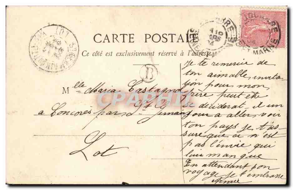 Péchés Capitaux — Paresse — Encotypie A. Bergyret et Cie, Nancy — Reverso