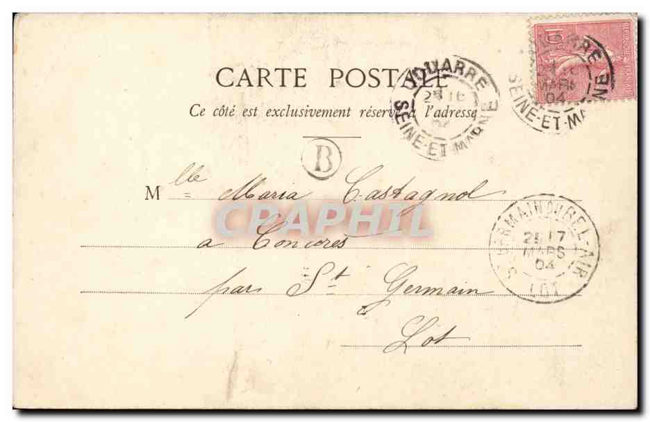 L'Envie — Les Péchés Capitaux — Phototypie & Berthier & Cie, Nancy — Verso