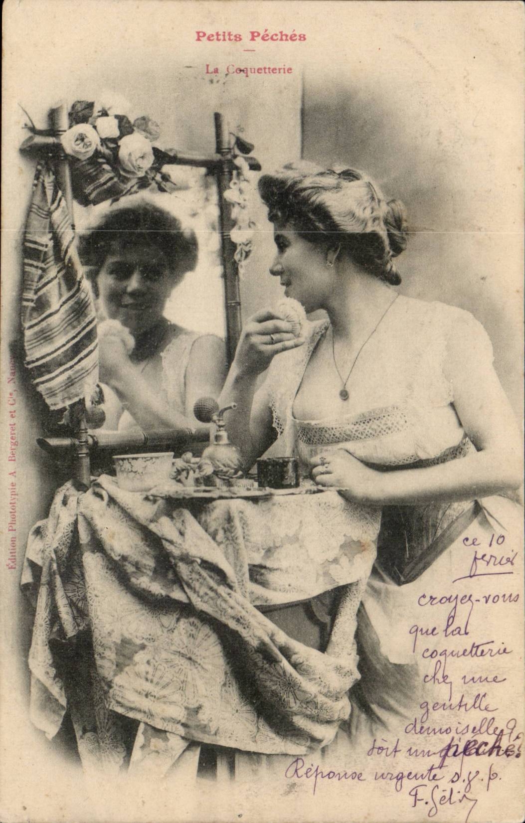Piccoli peccati — La Coquetterie — Edizione Fototipografica A. Bergeret et Cie