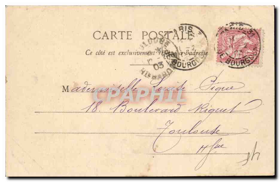Piccoli peccati — La Coquetterie — Edizione Fototipografica A. Bergeret et Cie — Verso