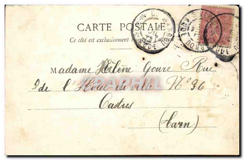 Suzanne — La Journée de Suzette — Phototype A. BERNET & Cie, Nancy — Rückseite