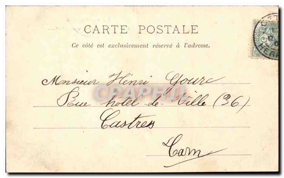 CPA Fantaisie Enfant La confession — Rückseite