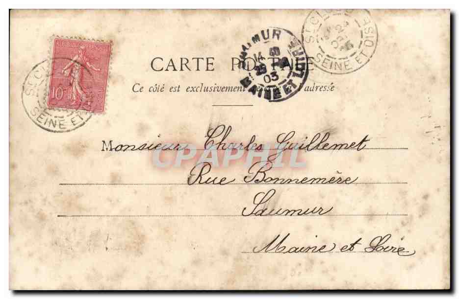 CPA Fantaisie Enfants Le Noel de nos bebes — Rückseite