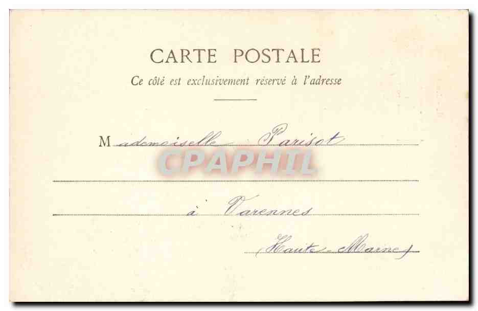 CPA Fantaisie La chasse (chasseur perdrix hunting lapin biche rabbit) — Verso