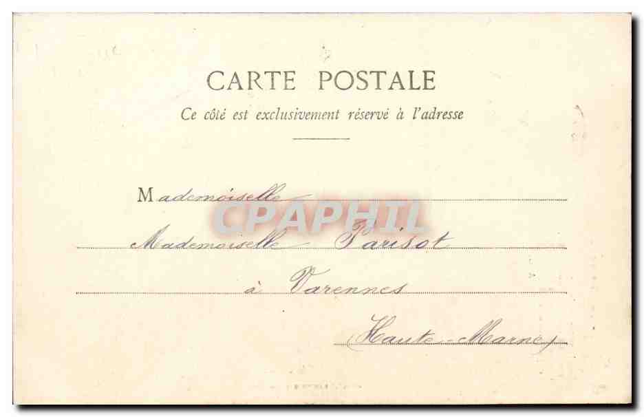 CPA Fantaisie La chasse (chasseur perdrix hunting lapin biche rabbit) — Verso