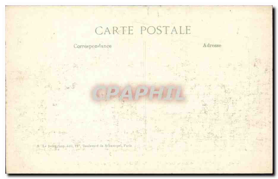 Verberie — Une rue après le bombardement par les Allemands — E-D — Rückseite