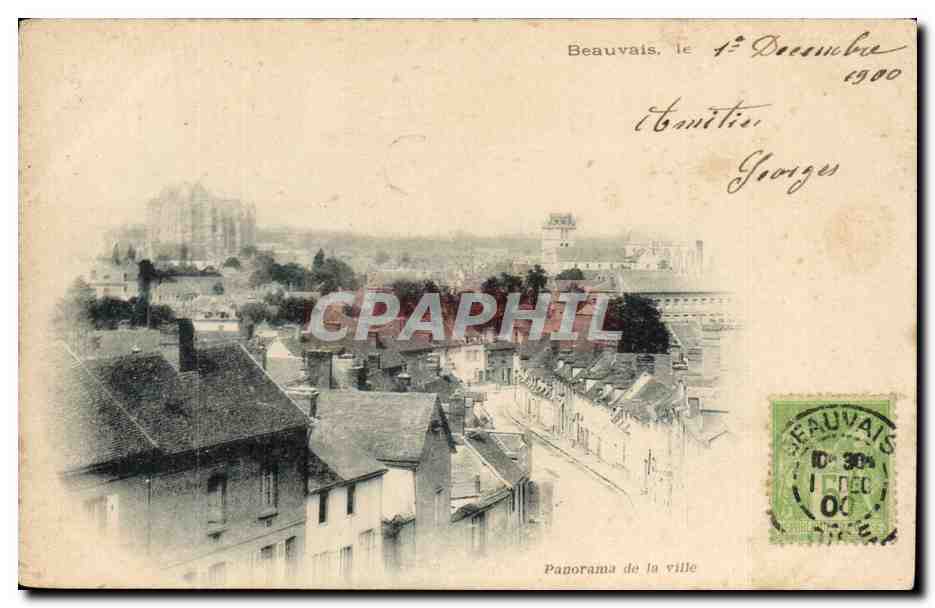 Beauvais — Panorama de la ville — éditeur Panoramic Georges