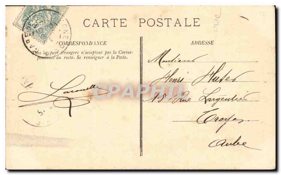 Compiègne — La Statue de Jeanne d'Arc — éditée par Laromelle, n°4 — Reverso