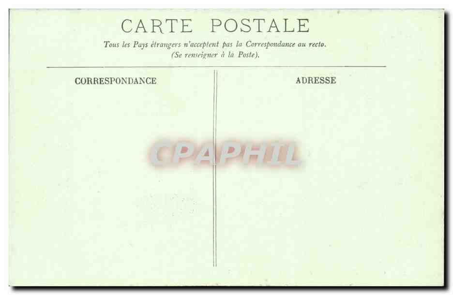 Compiègne — Le Château — Chambre à coucher de Marie-Antoinette — LL. n°27 — Rückseite