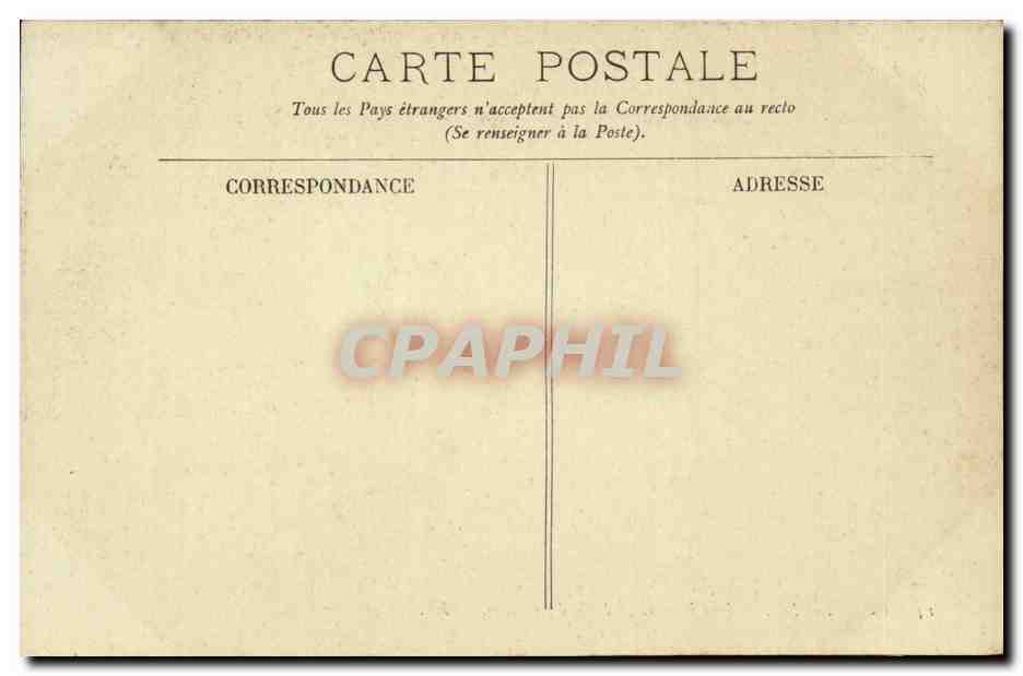 Compiegne CPA Le chateau SAlle des gardes — Rückseite