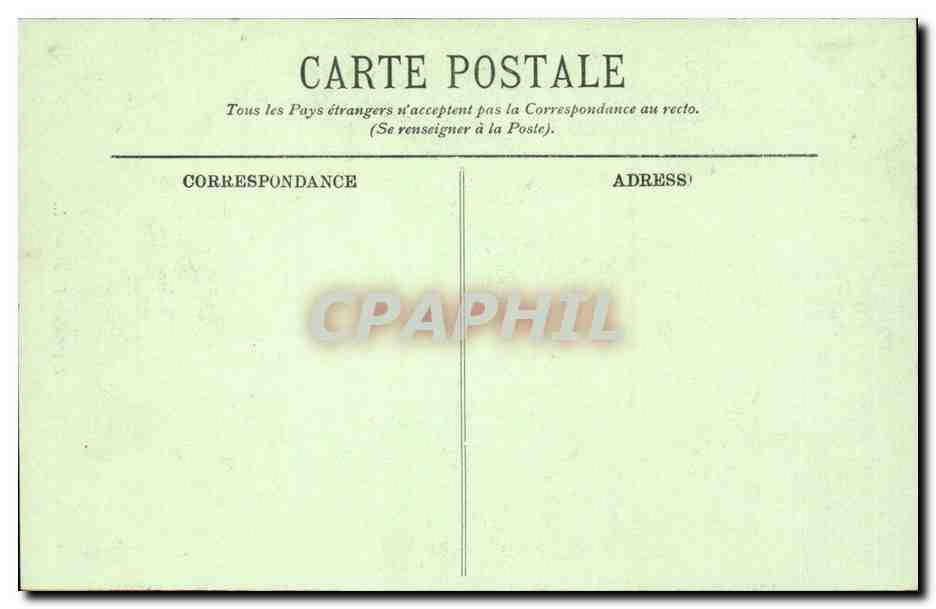 Foret de Compiegne CPA L'hotel de ville — Verso