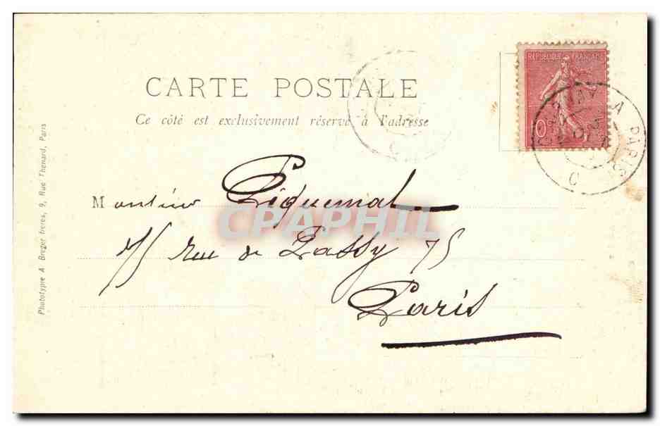 Mello (Oise) — Grande Rue — Cacou, Mello, Reproduction Interdite — Reverso