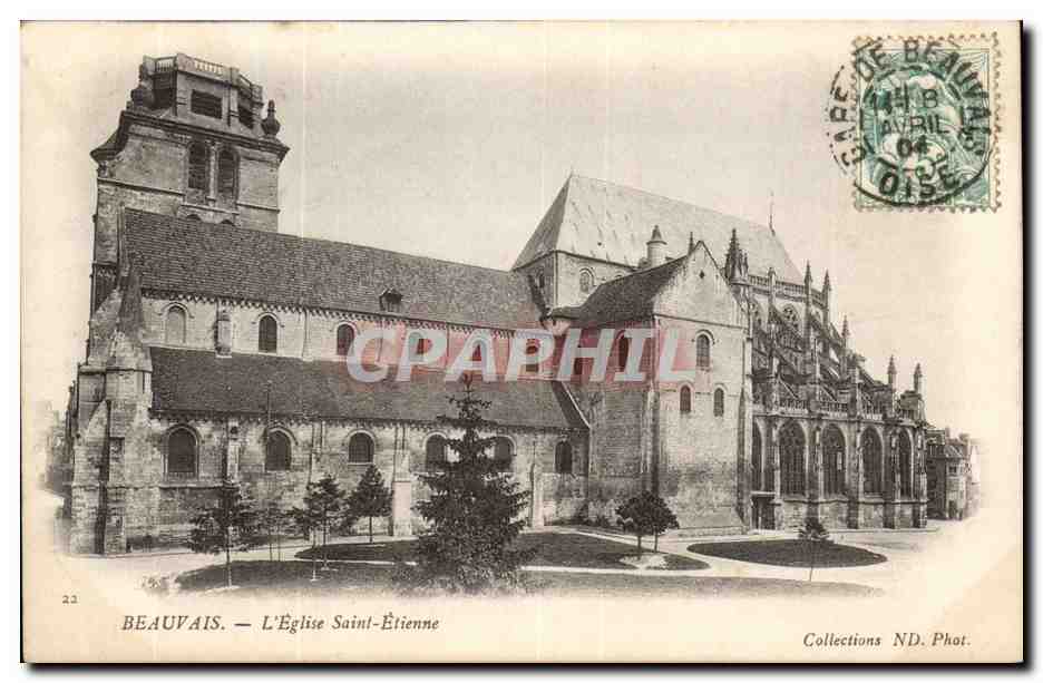Beauvais CPA Eglise Sainte Etienne